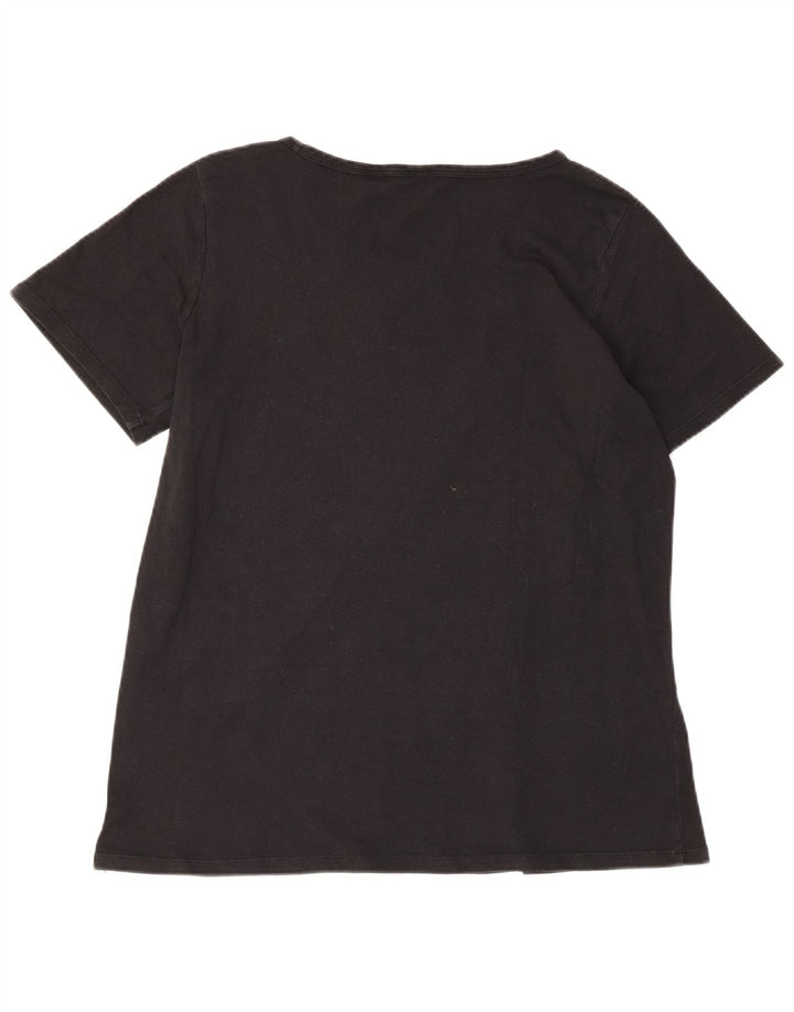 LEVI'S Womens T-Shirt Top UK 20 2XL Black
