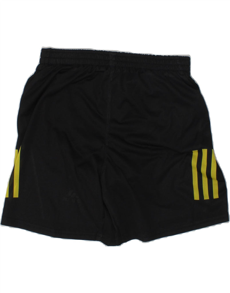 ADIDAS Boys Climalite Sport Shorts 9-10 Years Black Polyester | Vintage Adidas | Thrift | Second-Hand Adidas | Used Clothing | Messina Hembry 