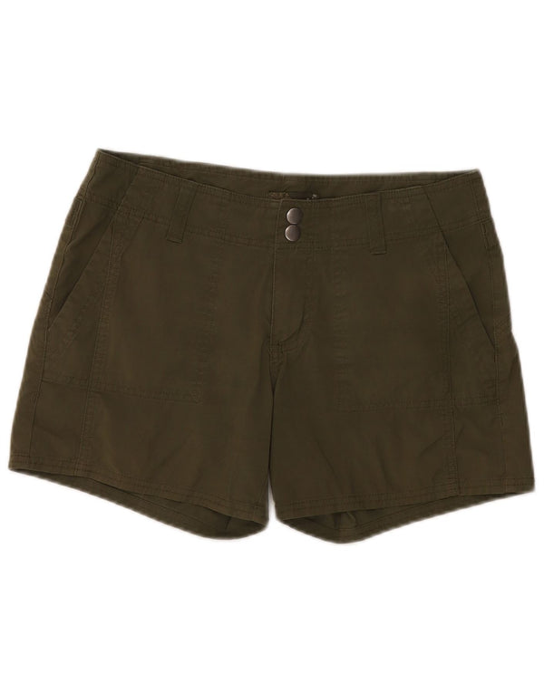 Prana Womens Cargo Shorts US 8 Medium W32 Khaki Cotton