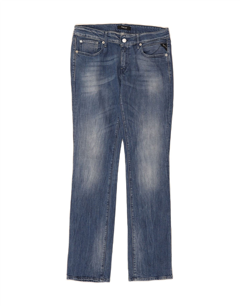 REPLAY Womens Vicky Straight Jeans W32 L34 Blue Cotton Vintage Replay and Second-Hand Replay from Messina Hembry 