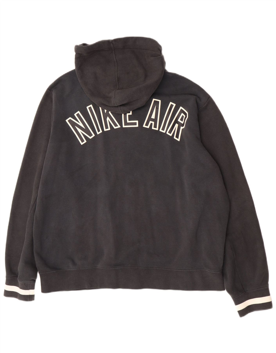 Nike Mens Air Graphic Zip Hoodie Sweater Large Black