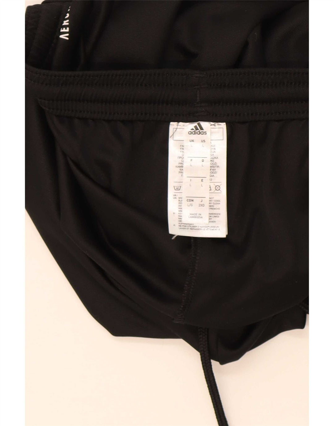 Adidas Mens Aeroready Sport Shorts Large Black Polyester