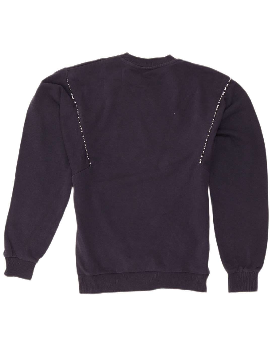 Fila Mens Graphic Sweatshirt Jumper XS Navy Blue Cotton