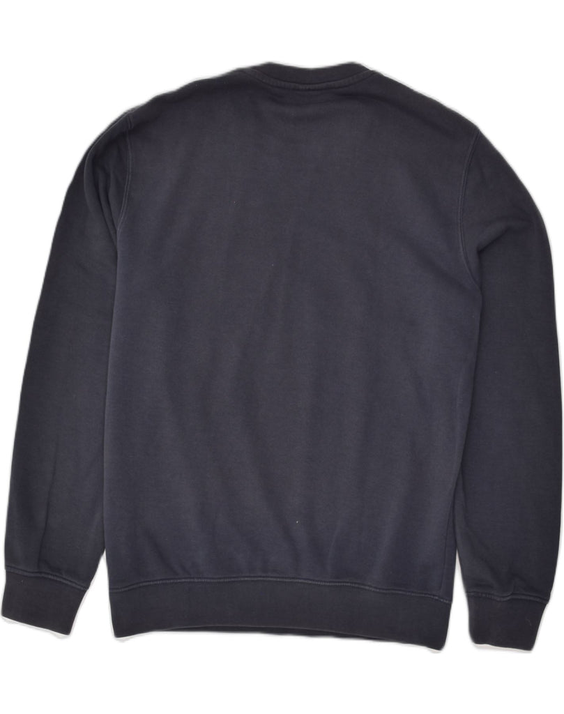 CHAMPION Mens Sweatshirt Jumper Medium Navy Blue Cotton | Vintage Champion | Thrift | Second-Hand Champion | Used Clothing | Messina Hembry 