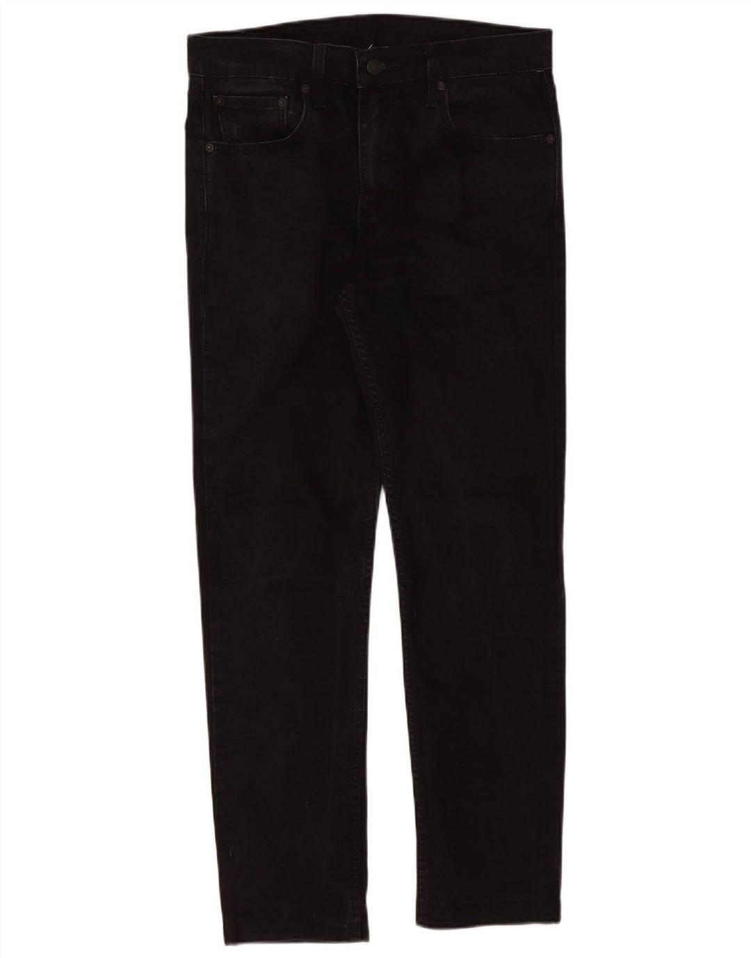 Levi's Mens 512 Slim Tapered Jeans W33 L30 Black Cotton