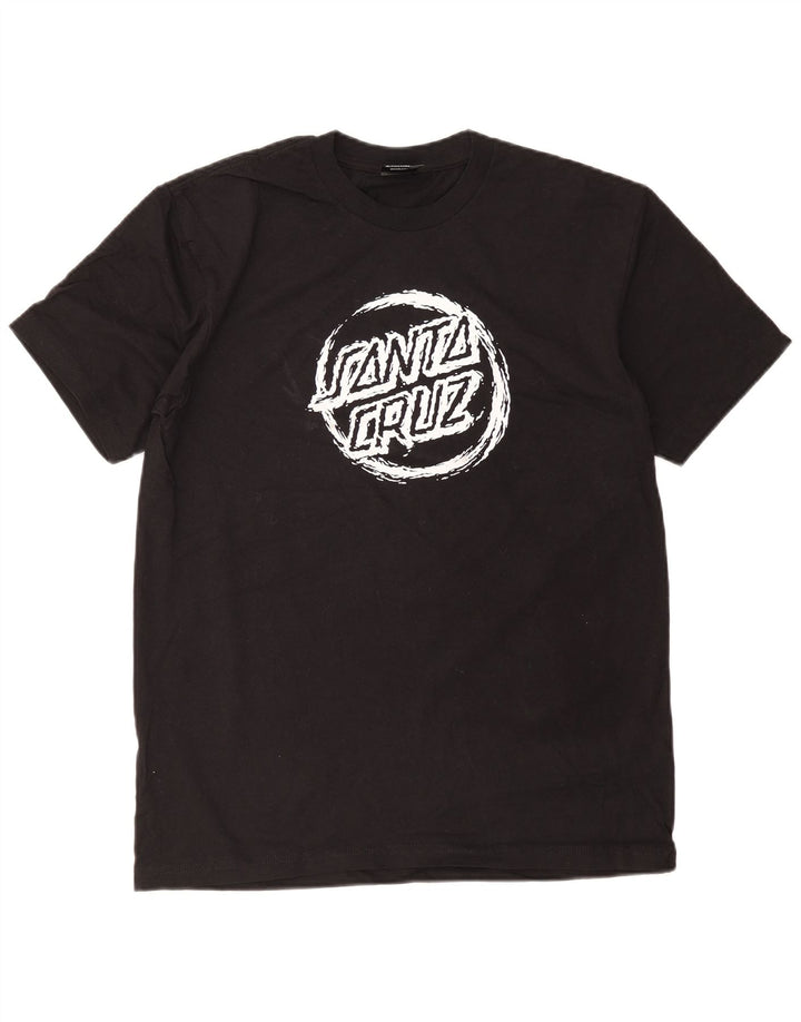 Santa Cruz Mens Graphic T-Shirt Top Medium Black