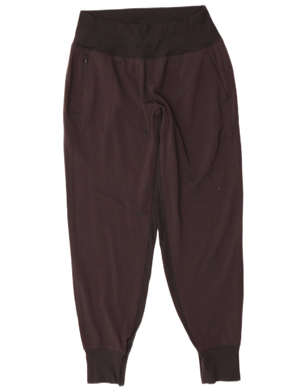 Athleta Womens High Waist Tracksuit Trousers Joggers UK 14 Large Black