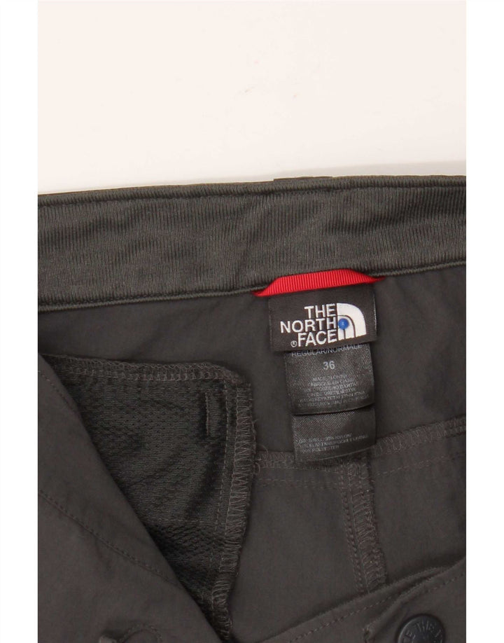 The North Face Mens Straight Cargo Trousers W36 L33 Grey Nylon