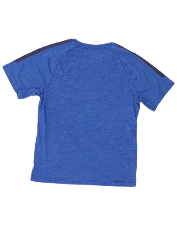 Russell Athletic Boys Dri-Power T-Shirt Top 14-15 Years XL Blue Colourblock