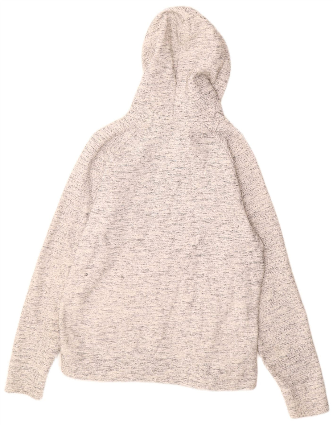 HOLLISTER Mens Hoodie Jumper Medium Grey Flecked Cotton