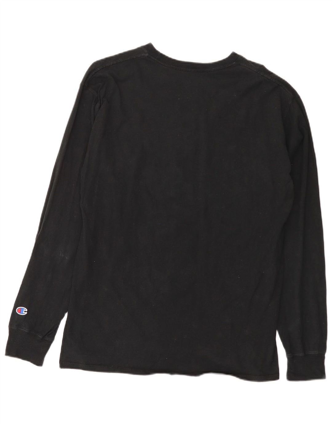 Champion Mens Top Long Sleeve Large Black