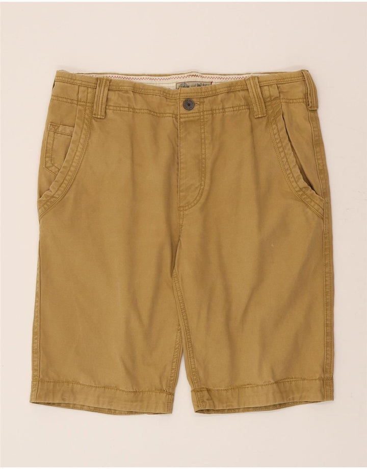 FAT FACE Mens Chino Shorts W34 Large Beige Cotton