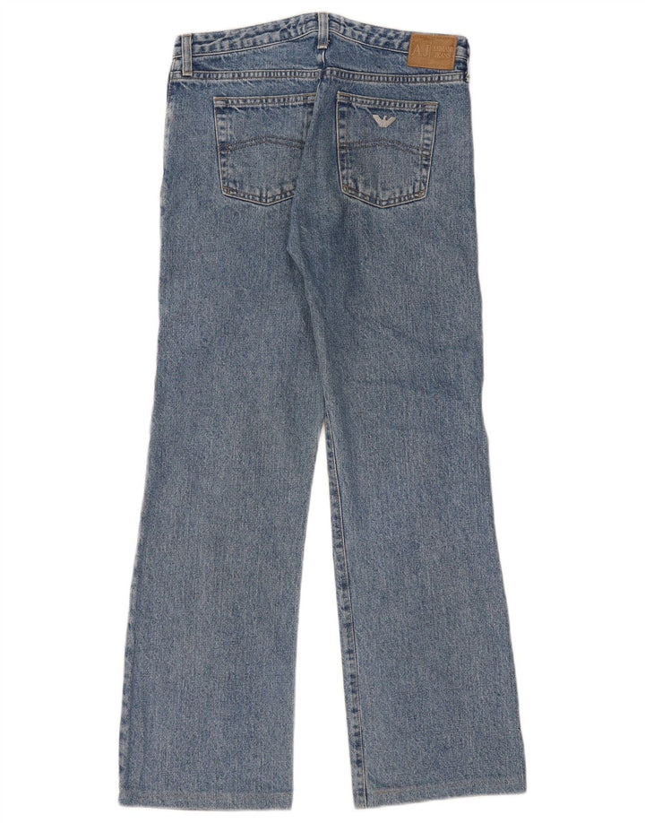 Armani Womens Straight Jeans W28 L28 Blue Cotton
