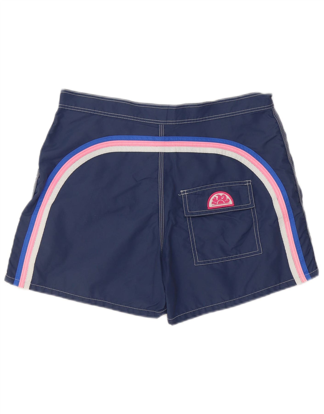 Sundek Mens Swimming Shorts Medium Navy Blue Nylon