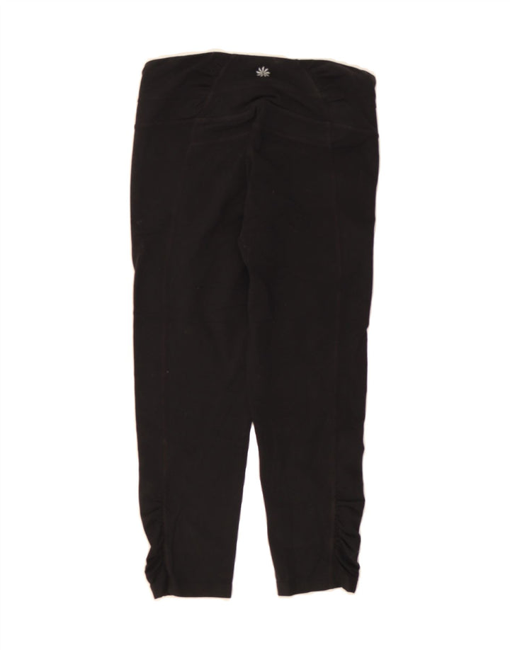 ATHLETA Womens Capri Leggings UK 6 XS  Black Nylon Vintage Athleta and Second-Hand Athleta from Messina Hembry 