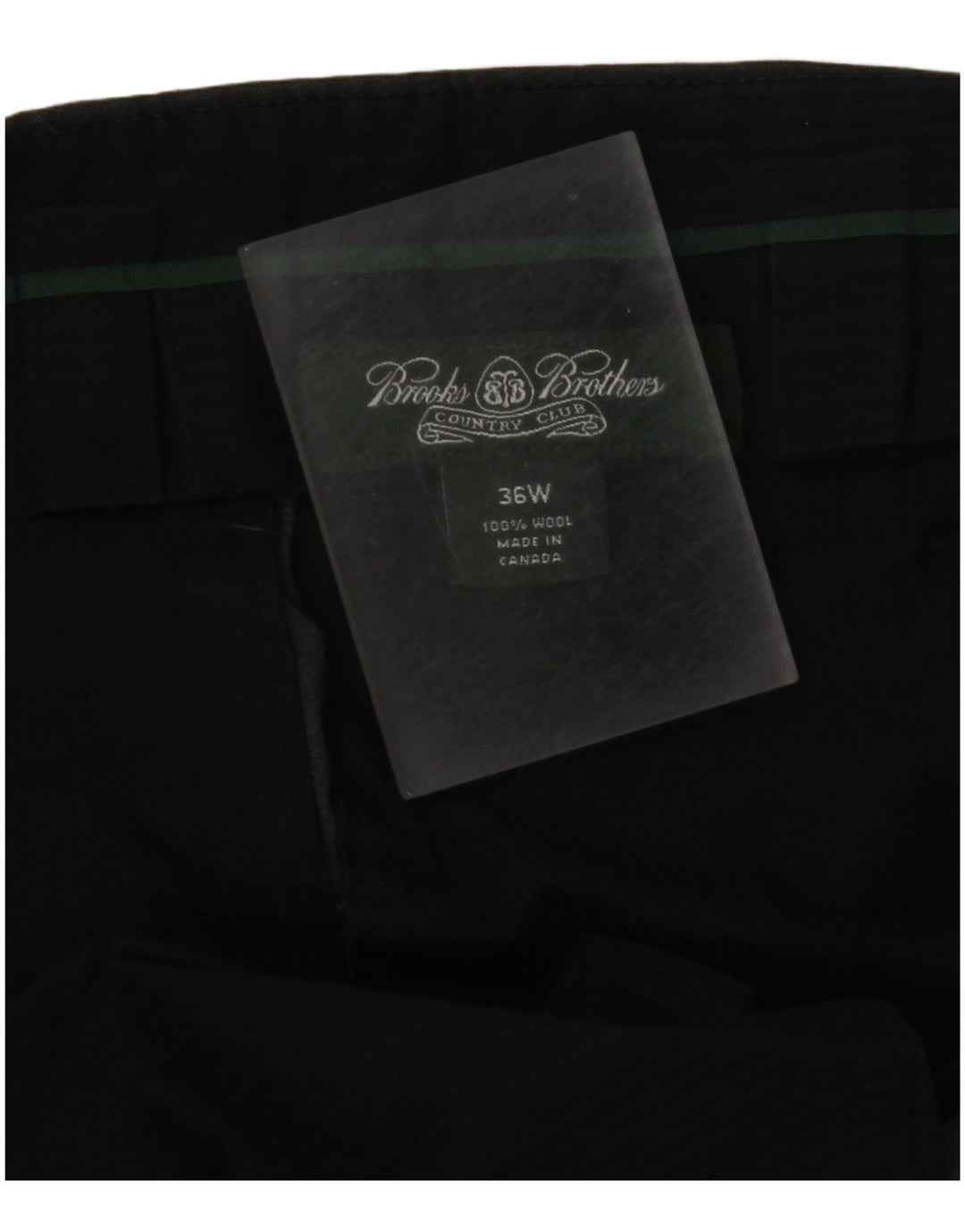 BROOKS BROTHERS Mens Straight Suit Trousers W36 L30 Grey Wool