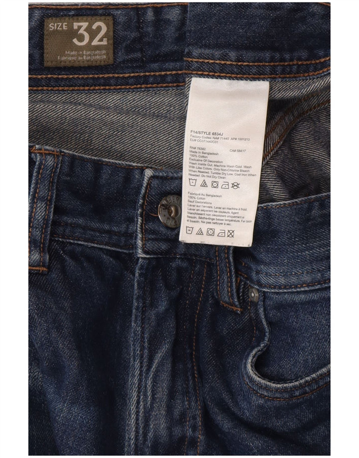 TIMBERLAND Mens Straight Jeans W32 L29 Blue Cotton