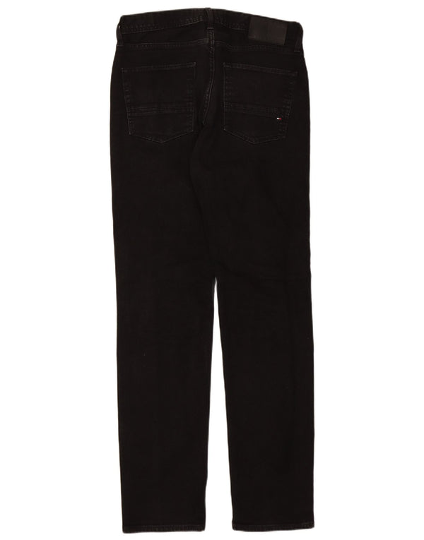 Tommy Hilfiger Mens Denton Straight Jeans W32 L34 Black Cotton
