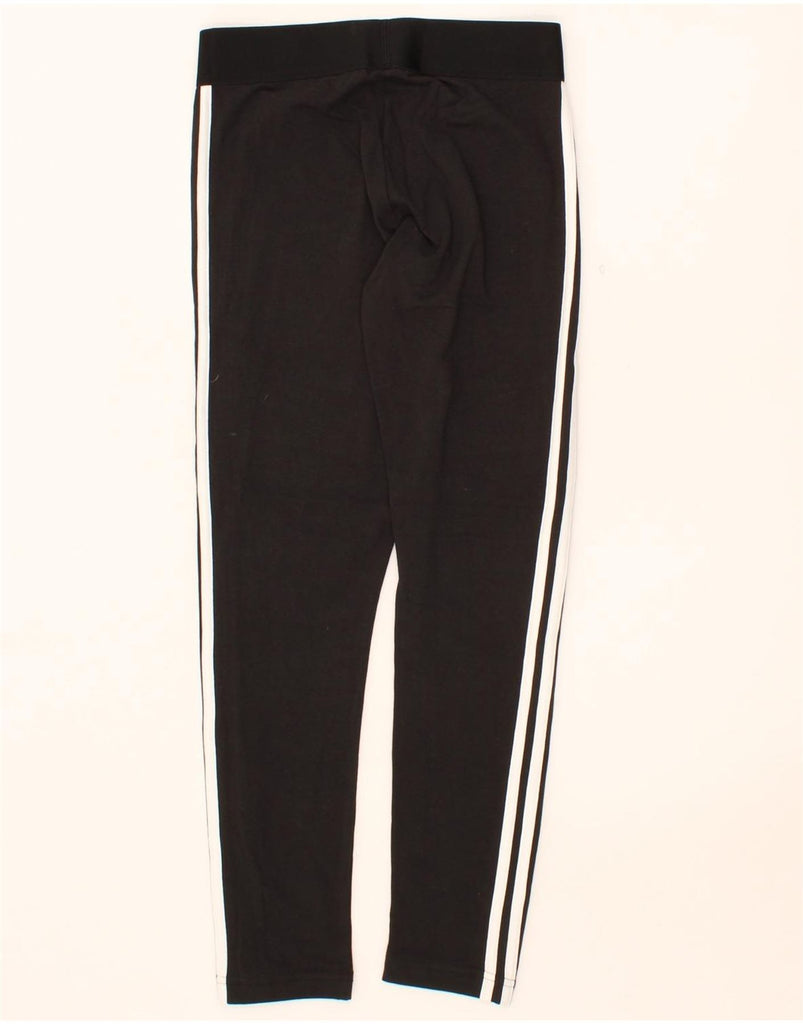 ADIDAS Womens Leggings UK 10 Small  Black Cotton Vintage Adidas and Second-Hand Adidas from Messina Hembry 