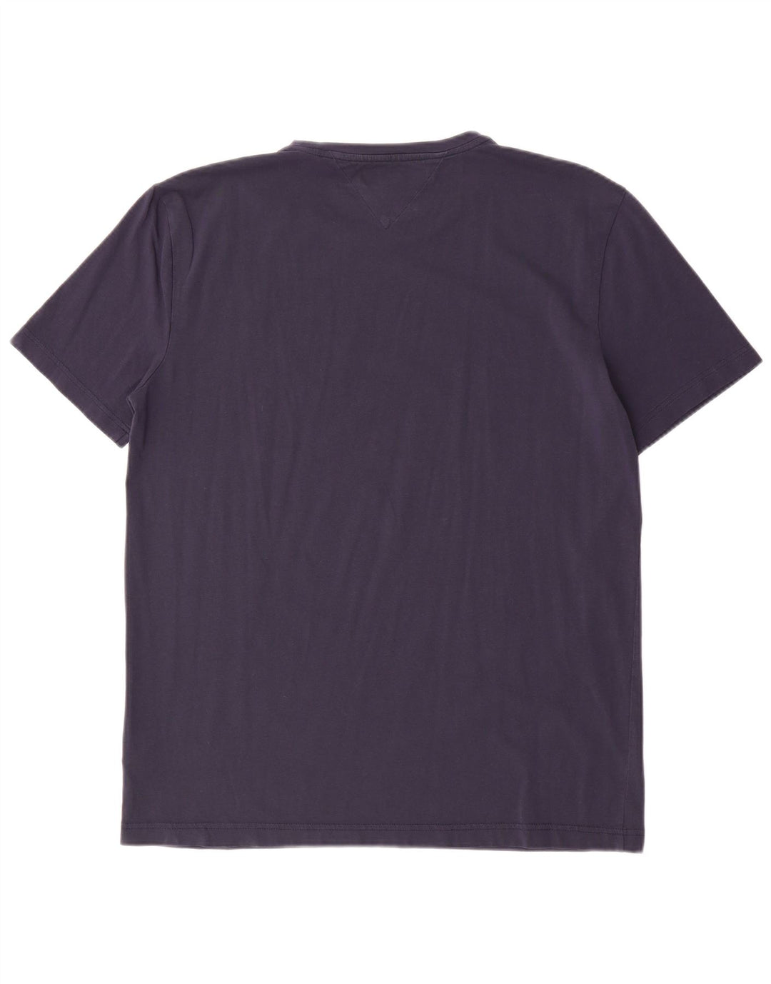 TOMMY HILFIGER Mens T-Shirt 2XL Navy Blue Cotton