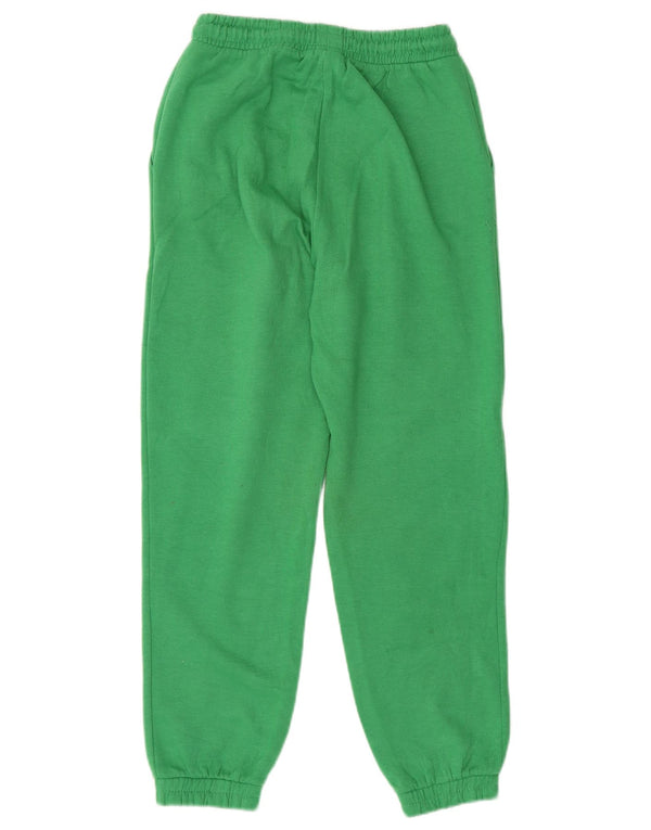 Zara Womens Tracksuit Trousers Joggers UK 10 Small  Green Polyester