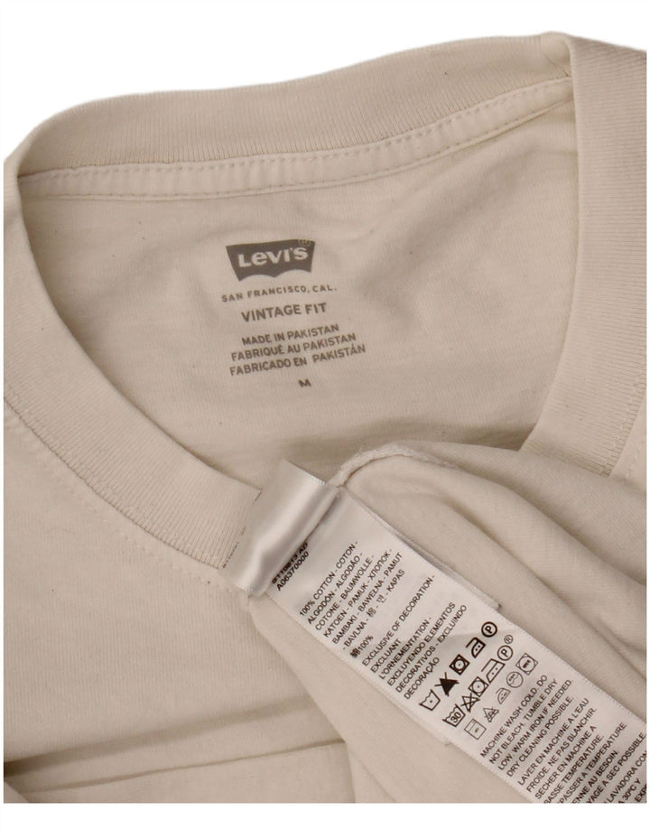 Levi's Mens Vintage Fit T-Shirt Top Medium White Cotton