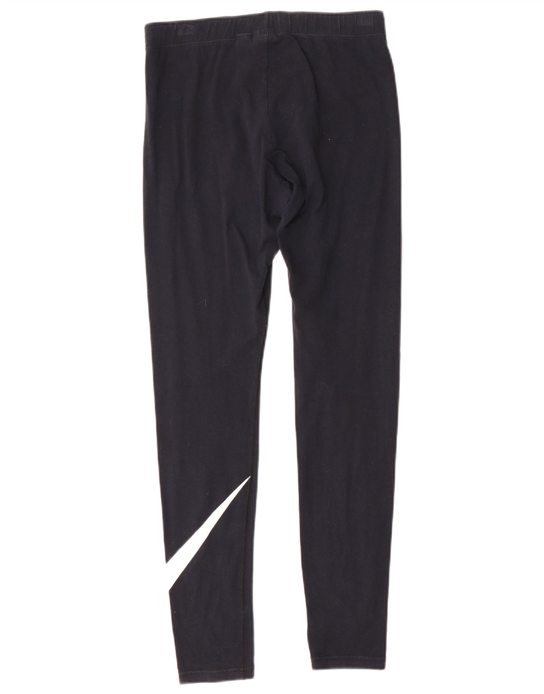 Nike Womens Graphic Leggings UK 14 Medium Black Cotton