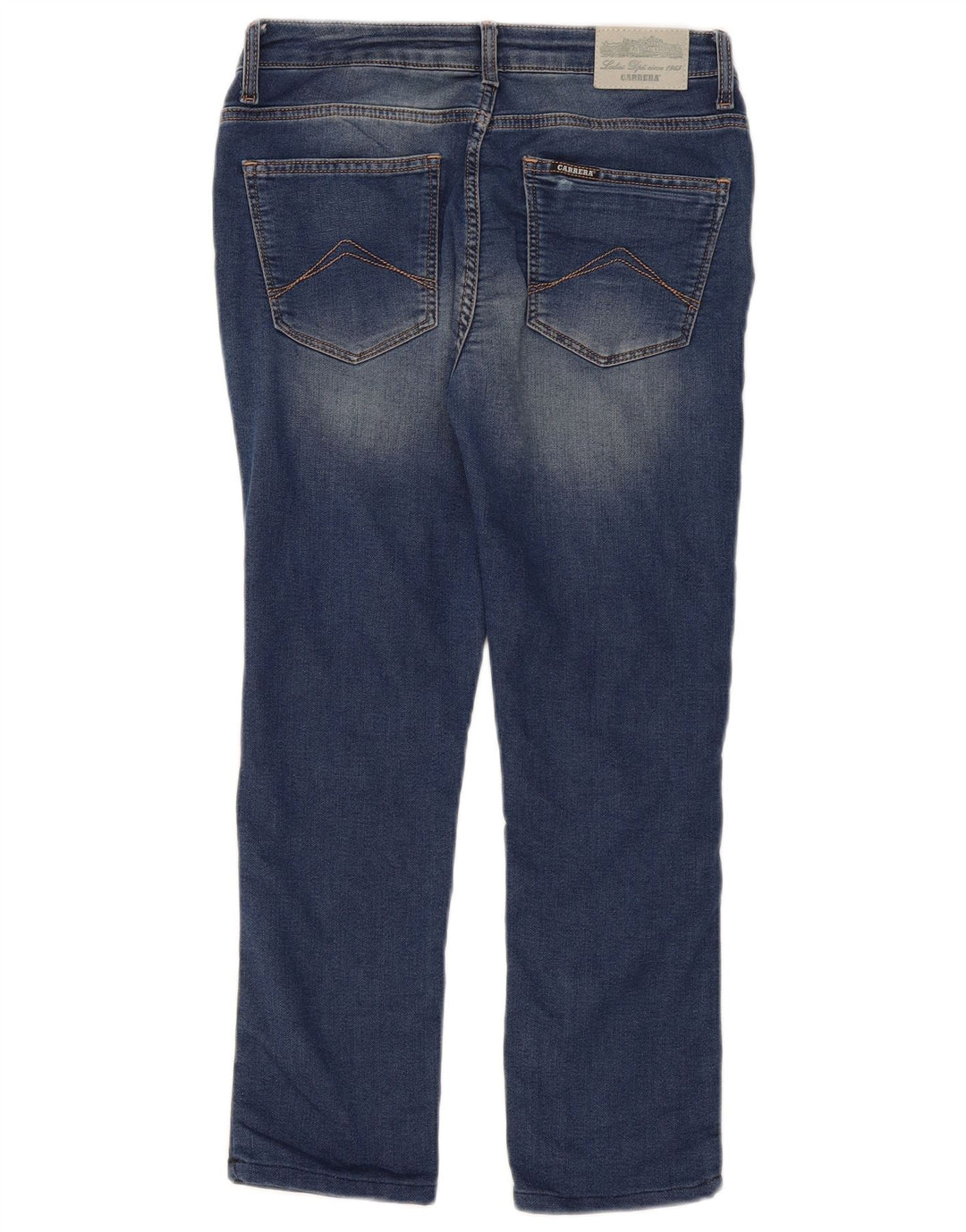 Carrera Womens Crop Slim Jeans W30 L25 Navy Blue Cotton