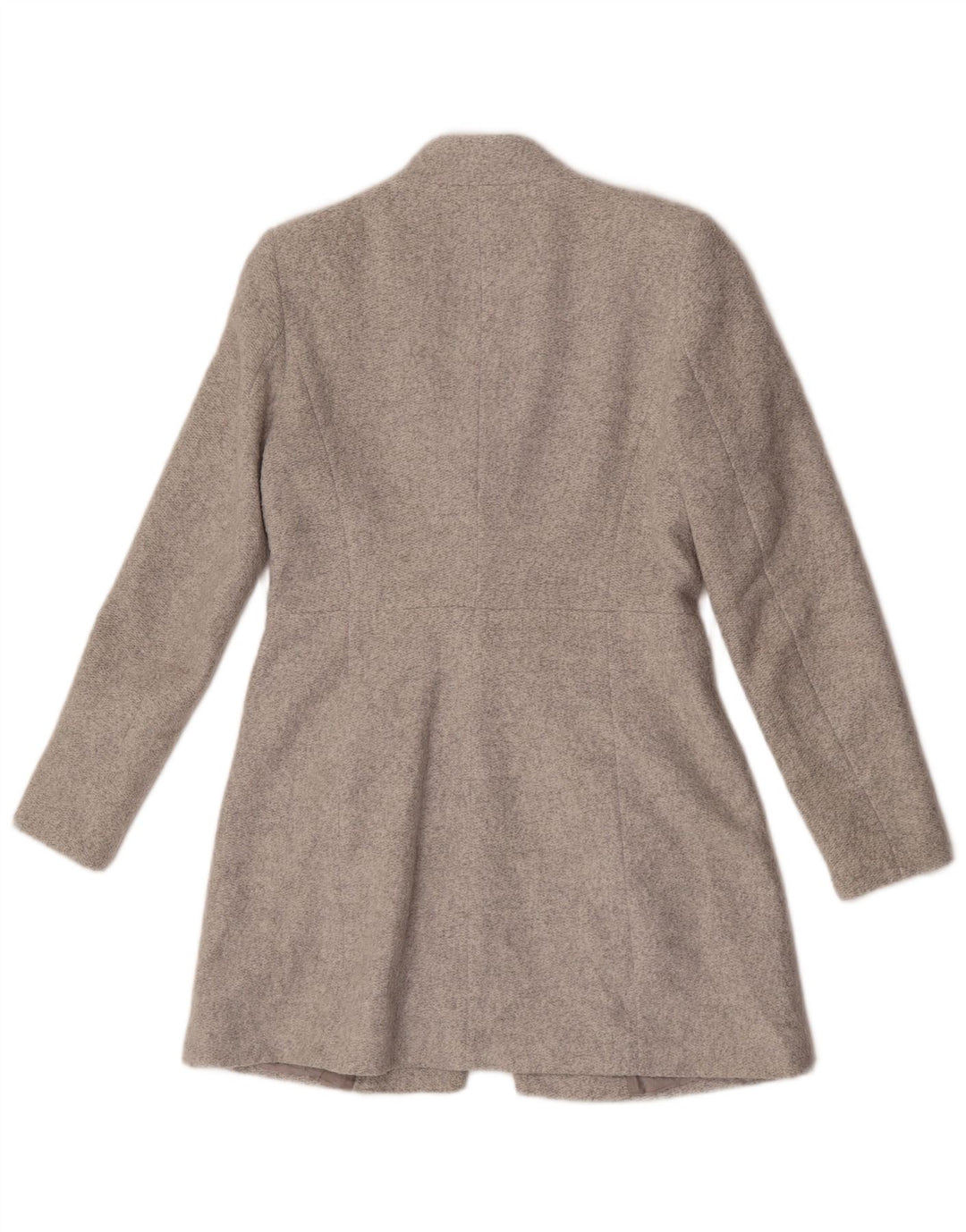 Zara Womens Open Overcoat UK 12 Medium Grey