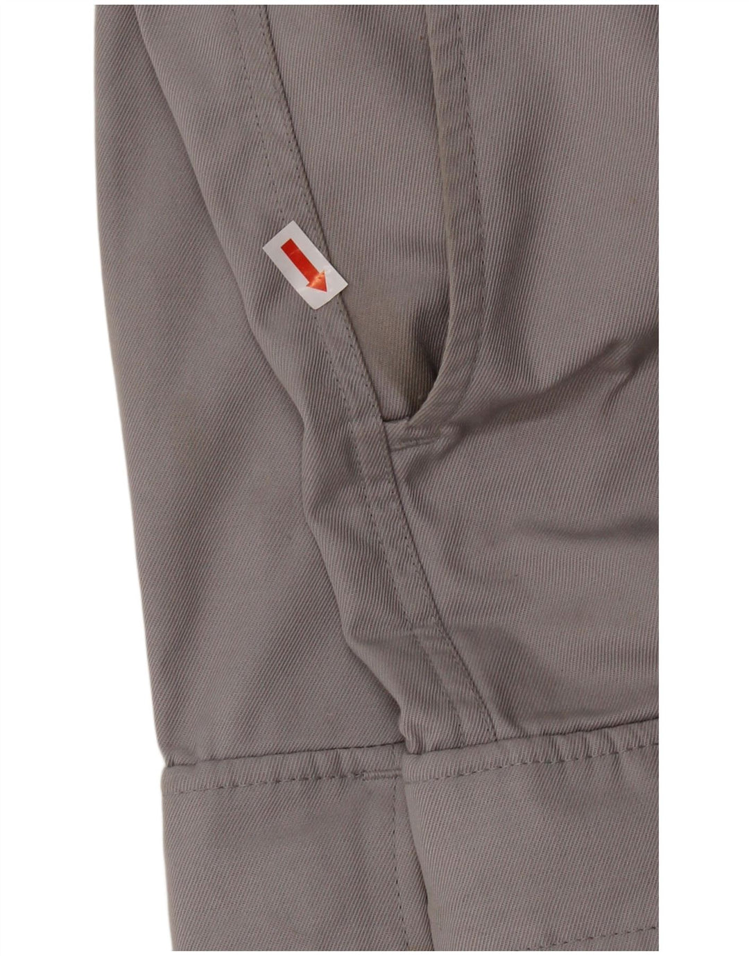 BIG STAR Mens Straight Cargo Trousers W33 L32 Grey Cotton