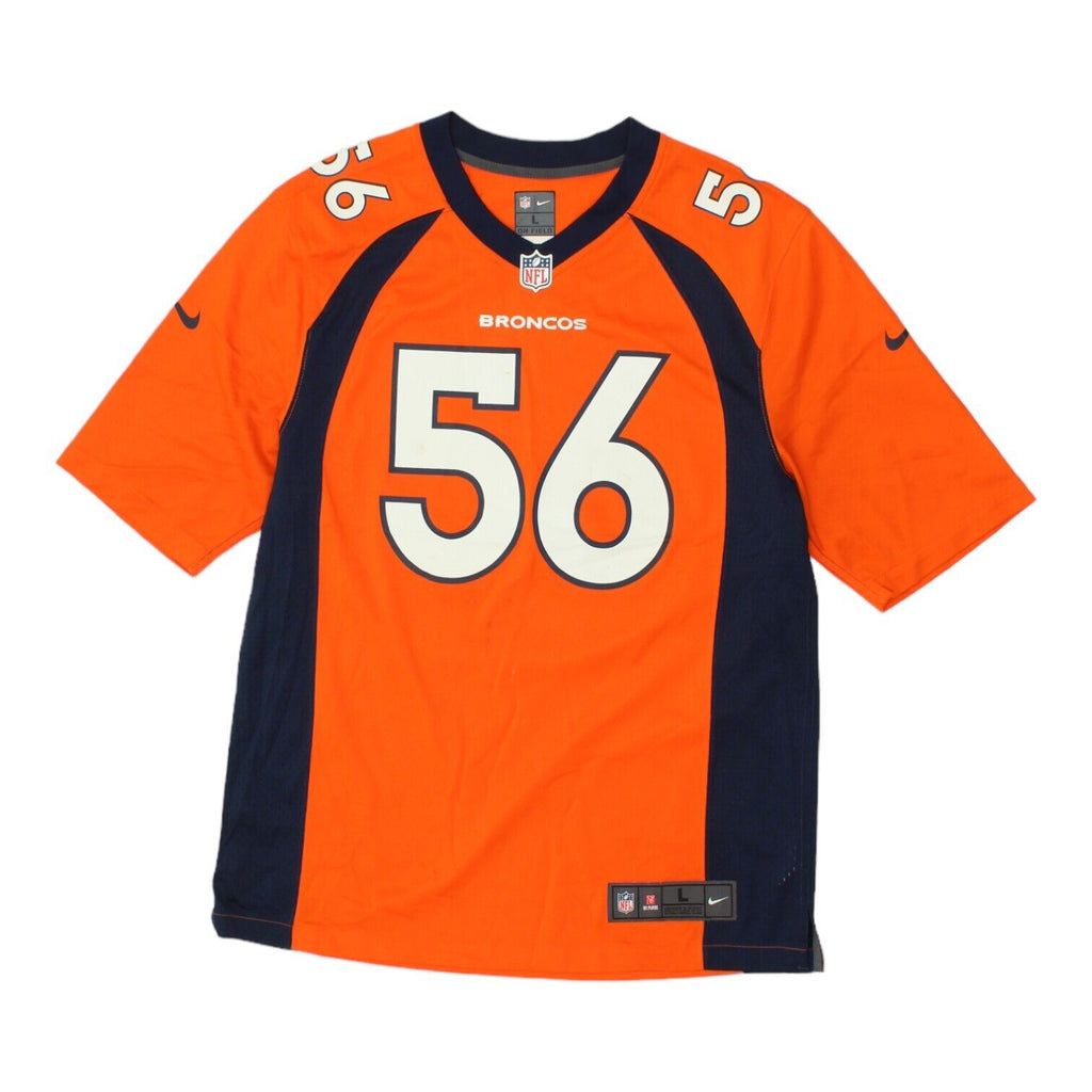 Denver Broncos Shane Ray Nike Mens Orange Jersey | NFL Football Sportswear | Vintage Messina Hembry | Thrift | Second-Hand Messina Hembry | Used Clothing | Messina Hembry 