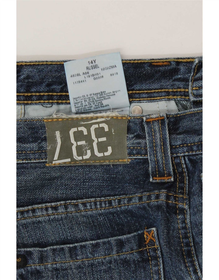 Lee Boys Russel Bootcut Jeans 13-14 Years W28 L31 Blue Cotton