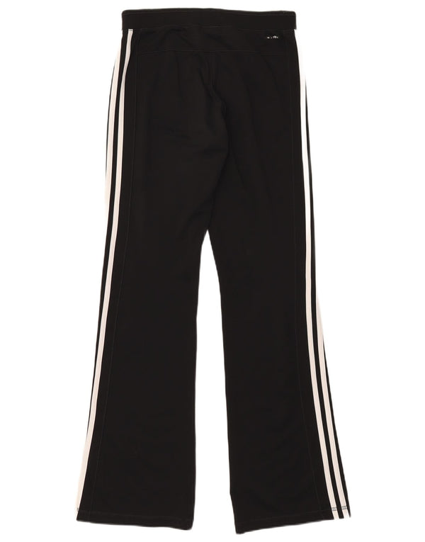Adidas Girls Climalite Tracksuit Trousers 14-15 Years Black Polyester