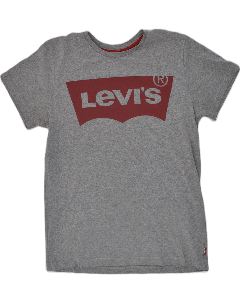 LEVI'S Boys Graphic T-Shirt Top 13-14 Years Grey Cotton | Vintage Levi's | Thrift | Second-Hand Levi's | Used Clothing | Messina Hembry 