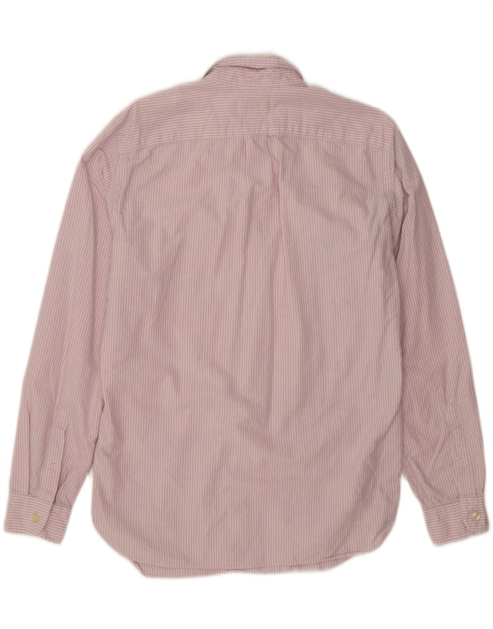 J. Crew Mens Shirt Medium Pink Pinstripe Cotton