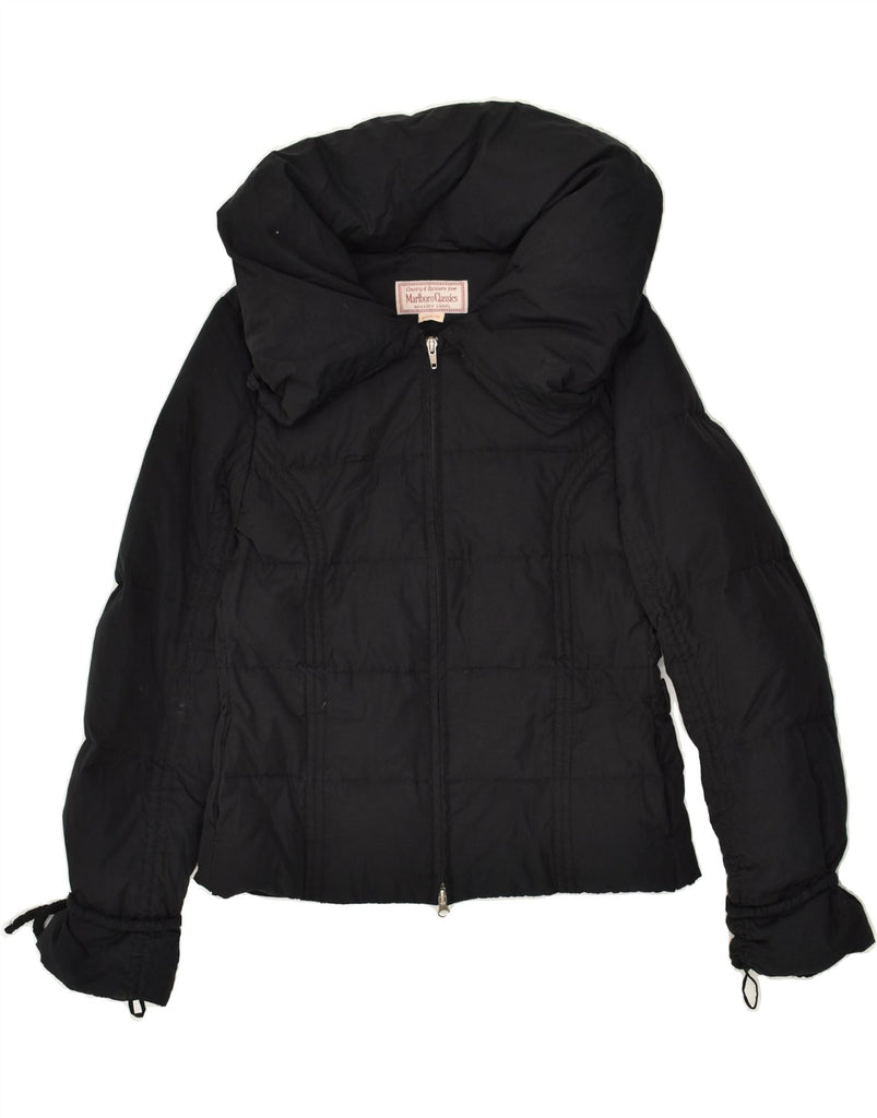 MARLBORO CLASSICS Womens Padded Jacket EU 44 XL Black Cotton | Vintage Marlboro Classics | Thrift | Second-Hand Marlboro Classics | Used Clothing | Messina Hembry 