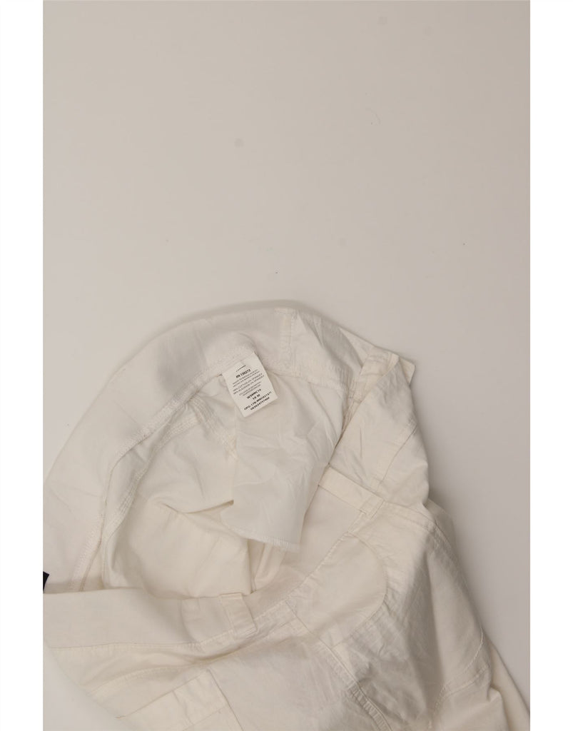 LEE Womens Riders Mid Rise Straight Capri Trousers US 18 2XL W38 L20 White Vintage Lee and Second-Hand Lee from Messina Hembry 