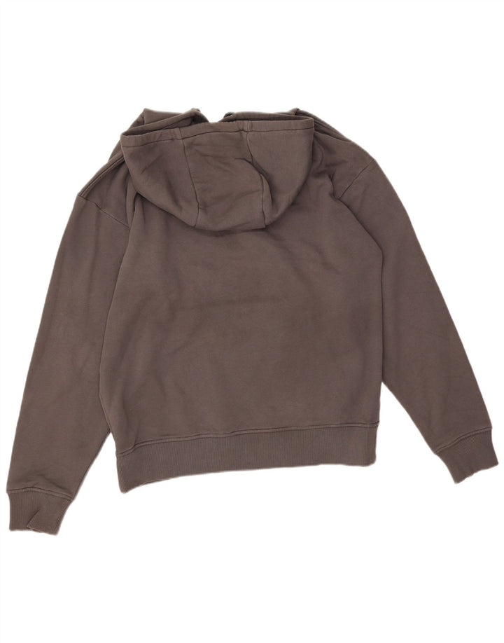 Zara Mens Hoodie Jumper Medium Grey Cotton