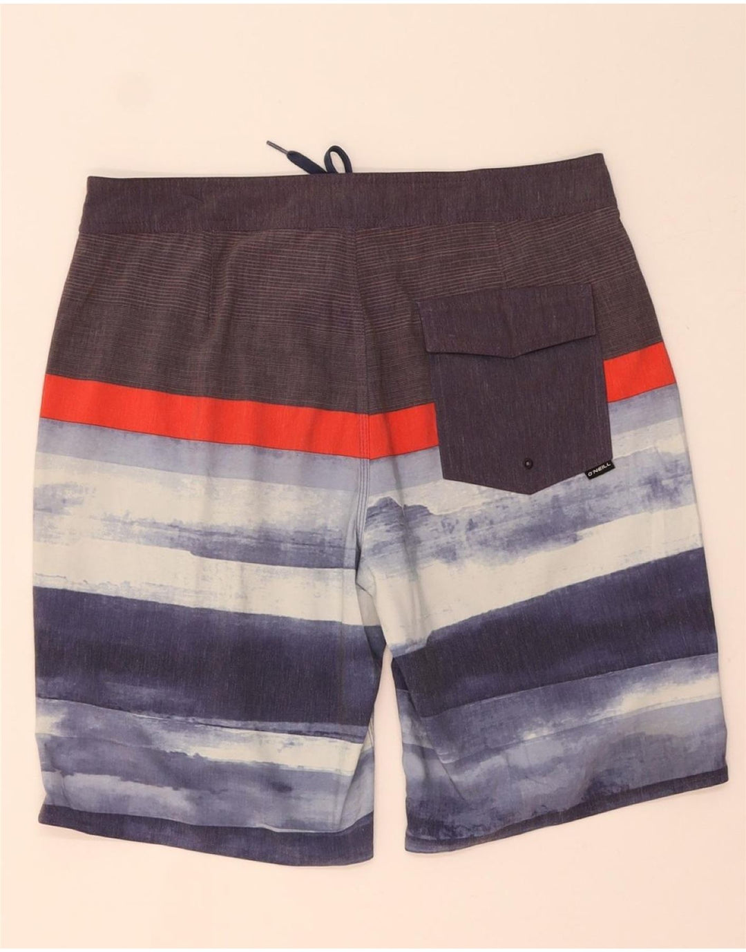 O'NEILL Mens Swimming Shorts Medium  Multicoloured Striped Polyester Vintage O'Neill and Second-Hand O'Neill from Messina Hembry 