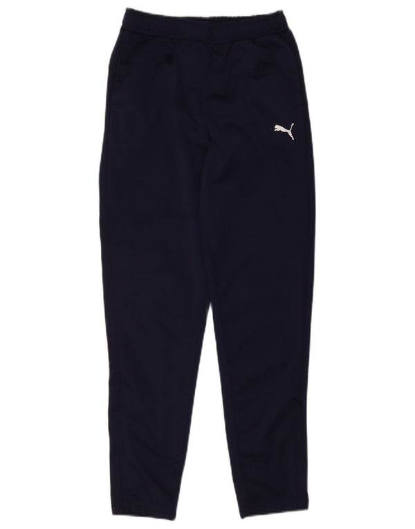 Puma Boys Tracksuit Trousers 11-12 Years  Navy Blue Polyester