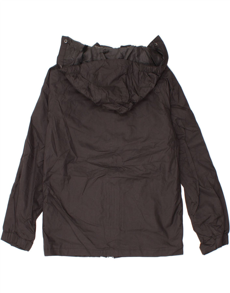 MOUNTAIN WAREHOUSE Boys Hooded Windbreaker Jacket 12-13 Years Black Vintage Mountain Warehouse and Second-Hand Mountain Warehouse from Messina Hembry 