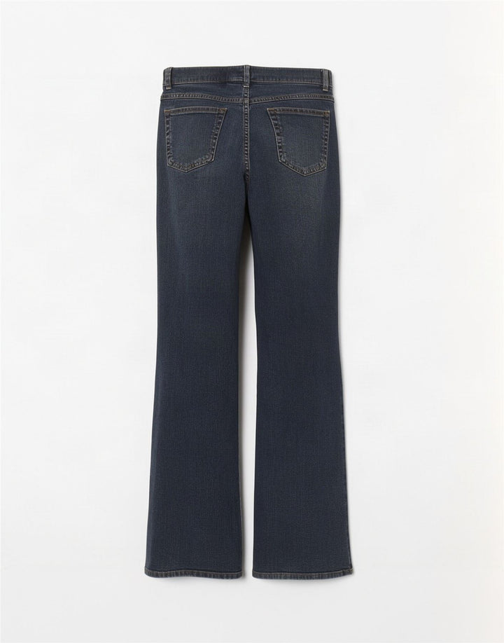 Marks & Spencer Womens Bootcut Jeans UK 16 Large W34 L31 Blue Cotton
