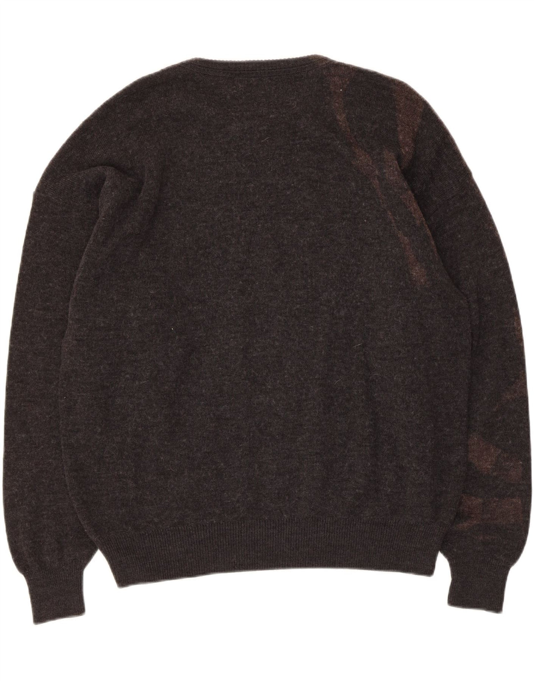 Croft & Barrow Mens Crew Neck Jumper Sweater Large Grey Argyle/Diamond