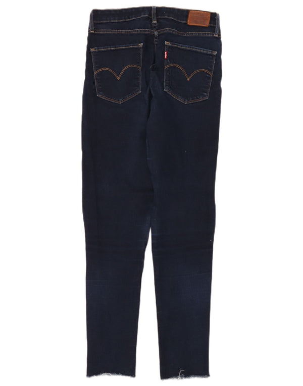 Levi's Womens 721 High Rise Skinny Jeans W30 L28 Blue Cotton