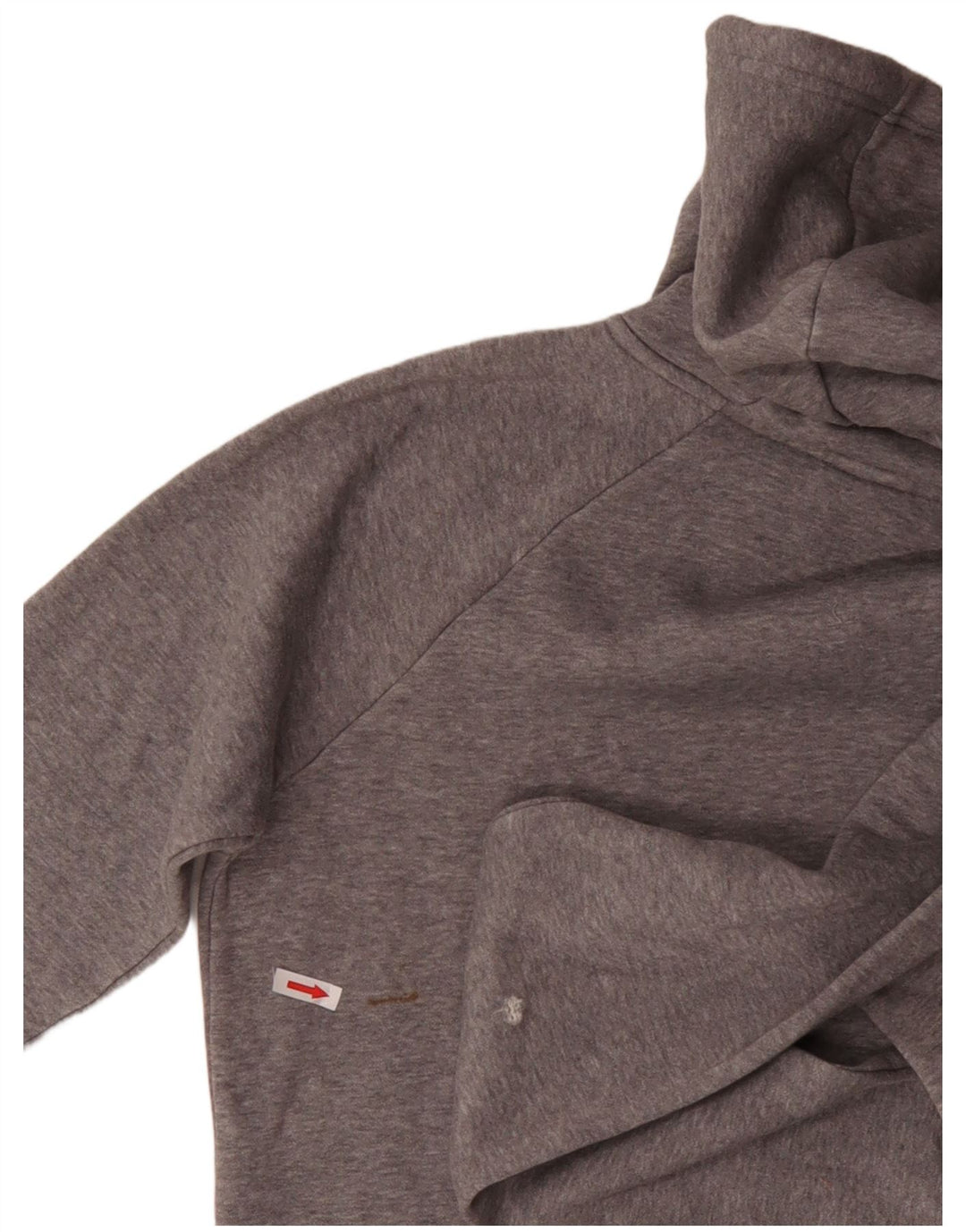 Nike Mens Hoodie Jumper Small Grey Flecked Cotton