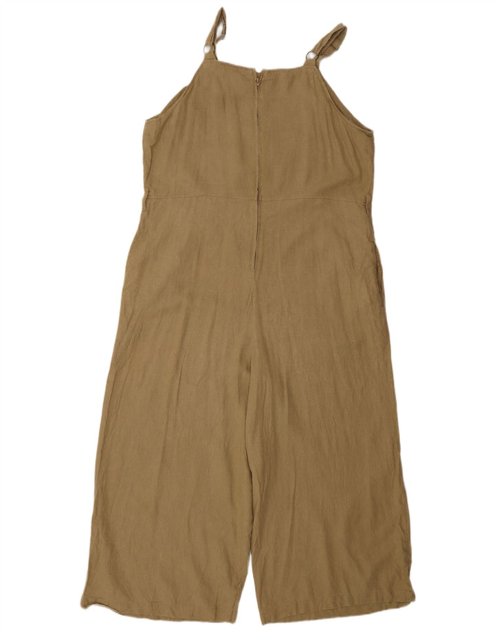 MOSSIMO Womens Sleeveless Jumpsuit UK 16 Large  Beige