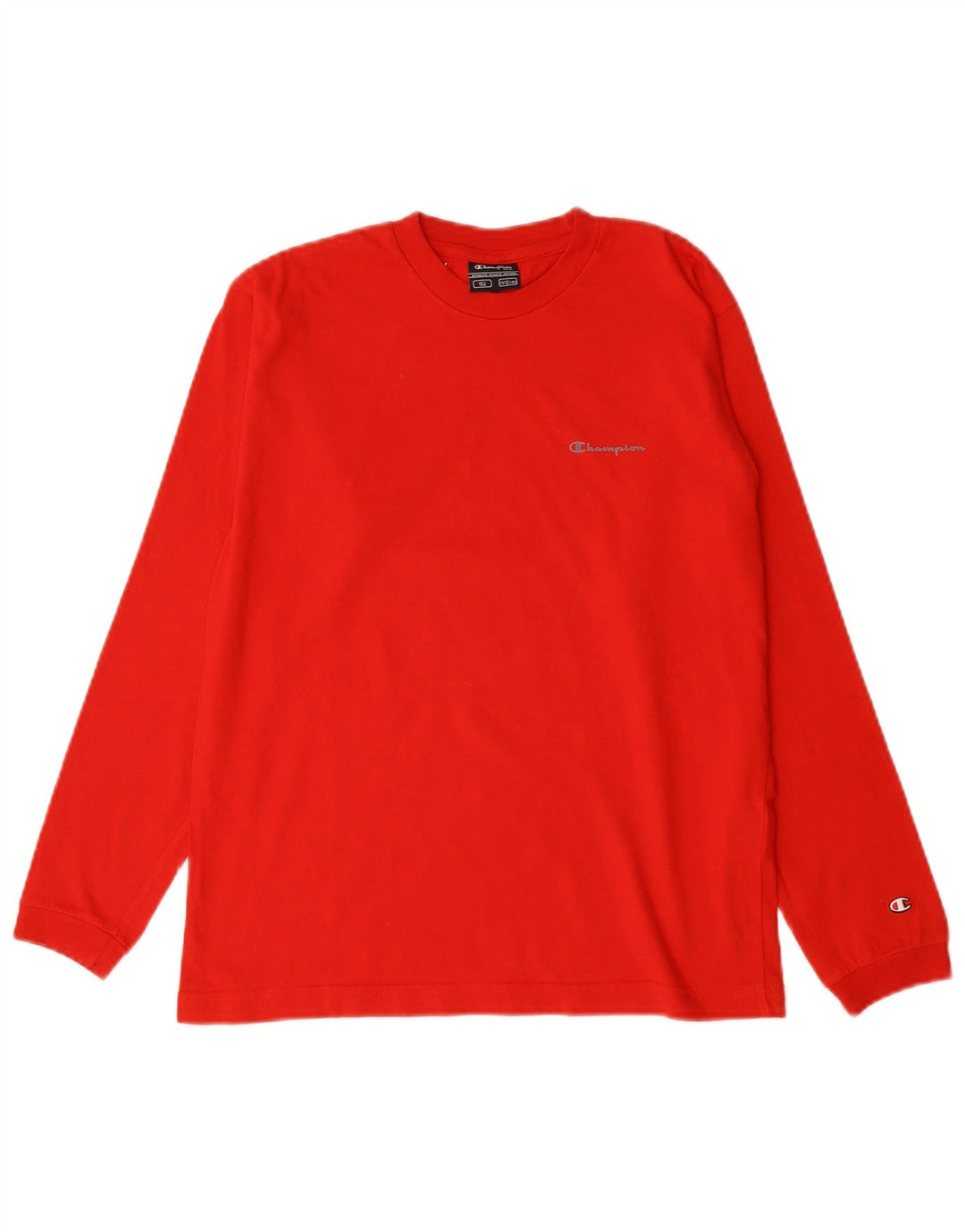 Champion Boys Top Long Sleeve 11-12 Years Red Cotton