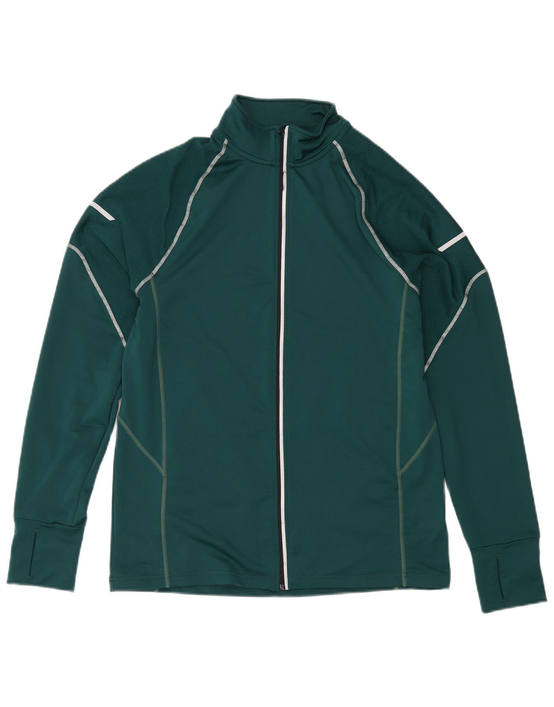 Mountain Warehouse Mens IsoCool Tracksuit Top Jacket Medium Green Polyester
