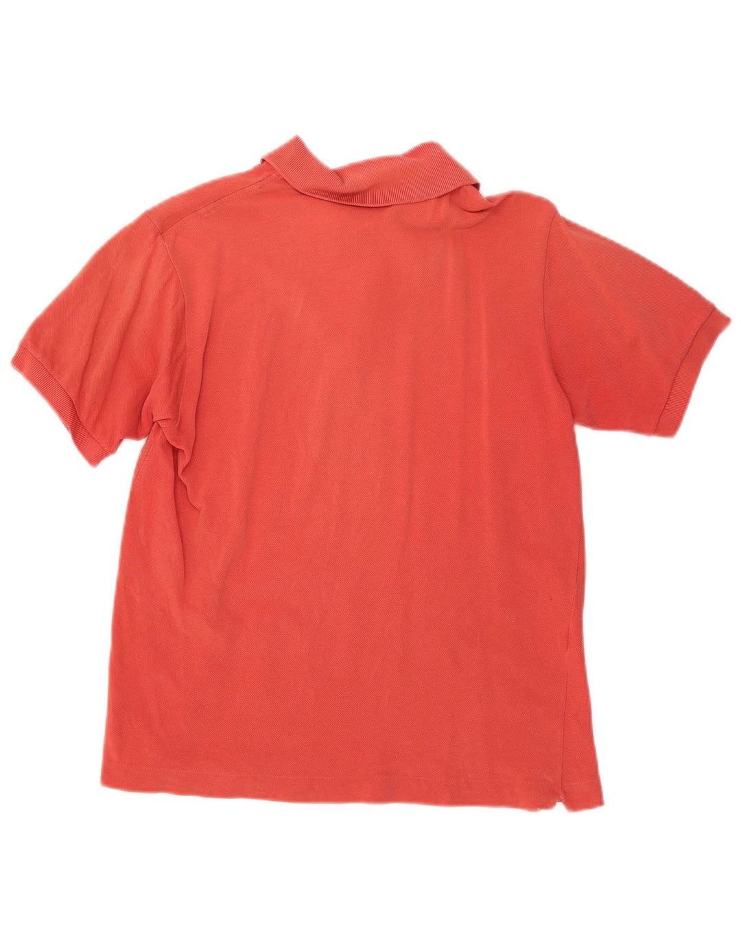 LACOSTE Mens Polo Shirt Size 4 Medium Red Cotton