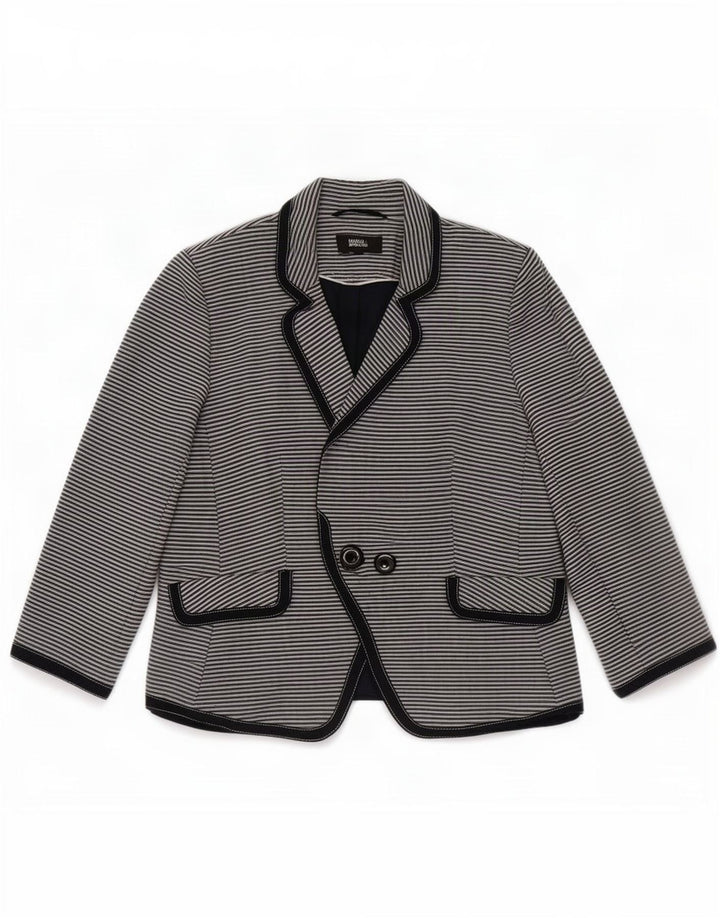 Marks & Spencer Womens 3/4 Sleeve Blazer Jacket UK 16 Large Navy Blue